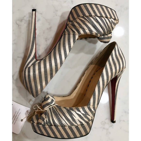 Christian Louboutin “Greissimo” Peep Toe Pumps - Picture 15 of 17